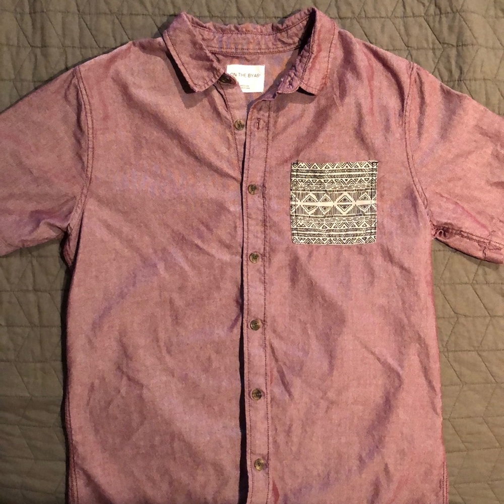 Men's Short Sleeve Button Down
